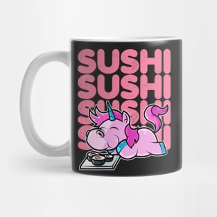 Unicorn Sushi Nigiri Kawaii Neko Anime Japanese print Mug